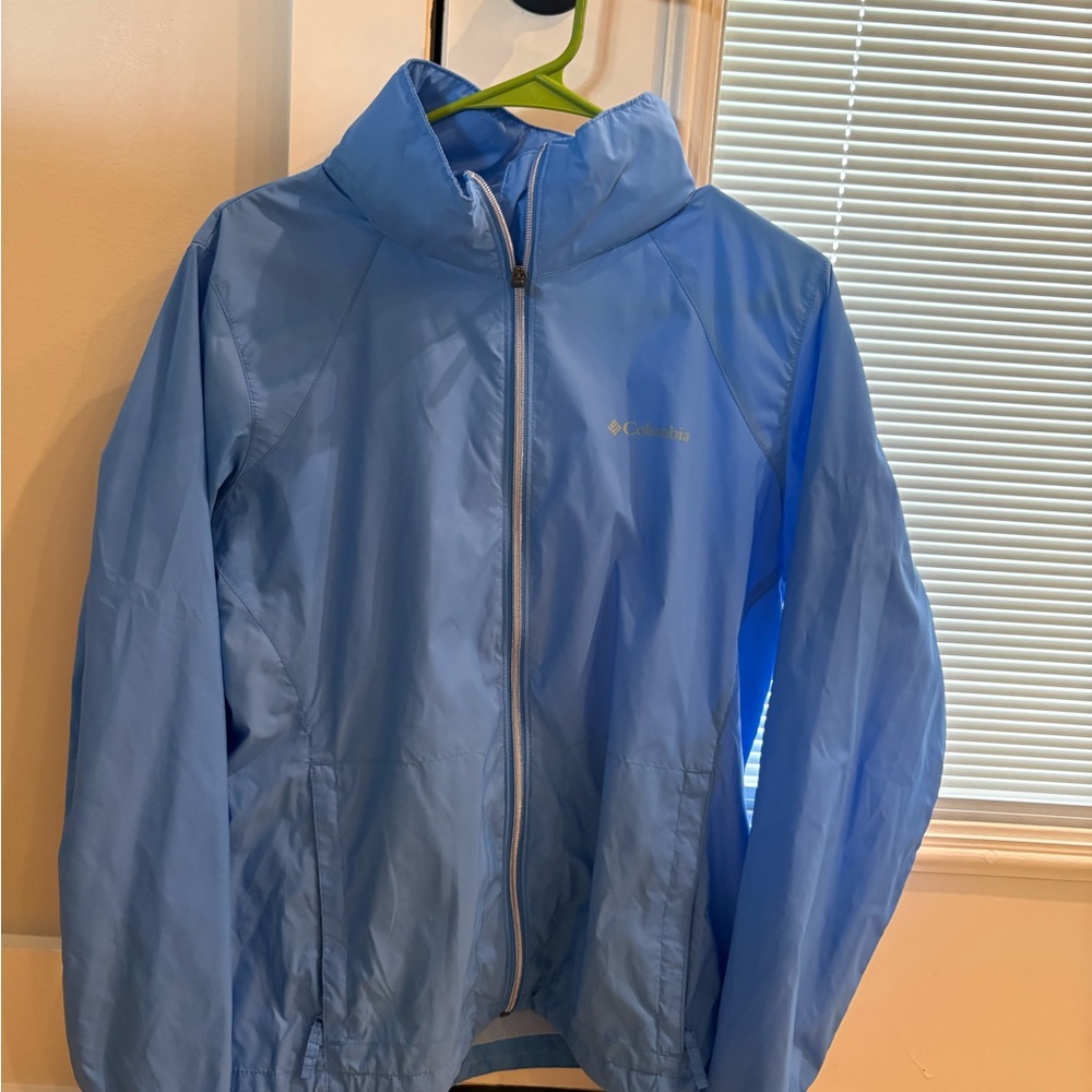 Columbia Blue Windbreaker Jacket
